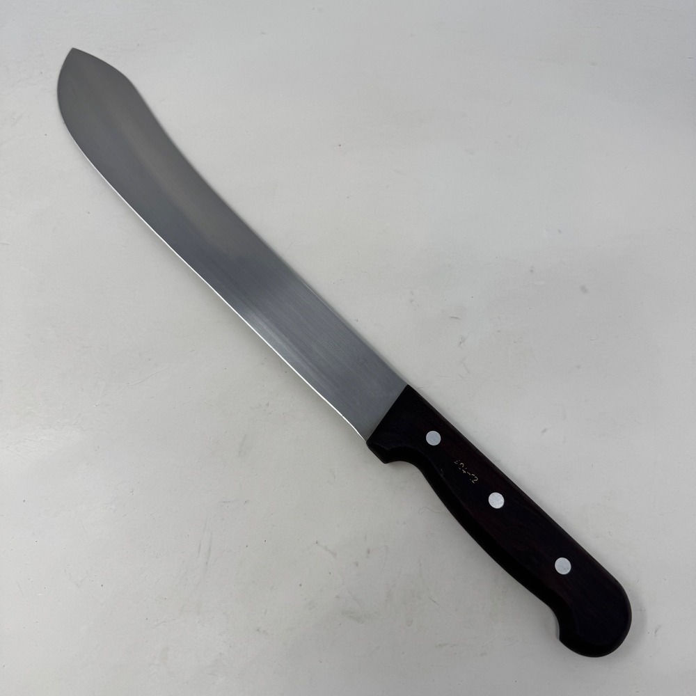RH Forschner Co Victorinox 12 Inch Butcher Knife 404-12 Wood Handle Switzerland